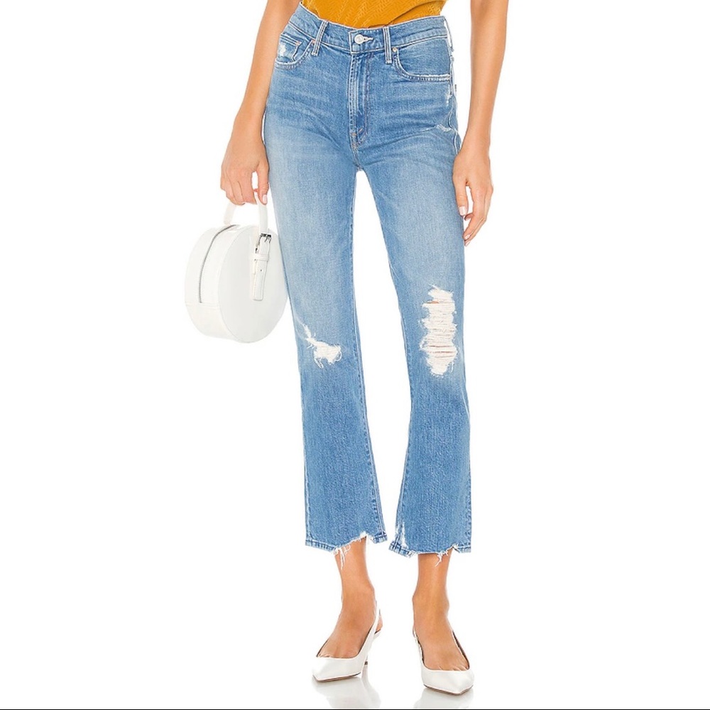 Mother Insider Ankle Chew Jeans